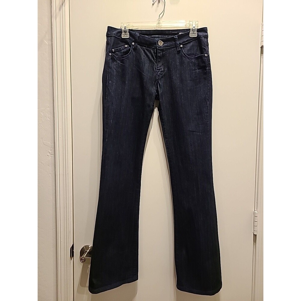 William Rast Women's Boot Cut Jeans Classic Rise DarkWash Blue Sz27